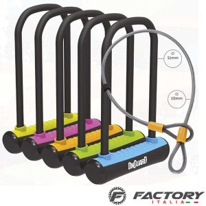Lucchetto bici Onguard neon arco