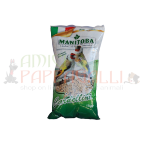 Manitoba Cardellini 1kg– semi specifici per carduelis carduelis – cardellino -uccelli autoctoni-canarino – famiglia fringillidi