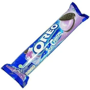 Oreo Blueberry Icecream, biscotti ripieni al mirtillo 119.6g