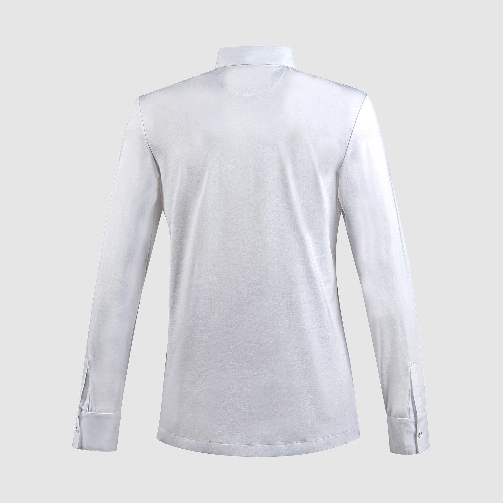 CAMICIA UOMO BIANCA MANICHE LUNGHE EQODE by EQUILINE - immagine 3