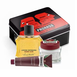 Proraso set rasatura Primadopo in box di metallo