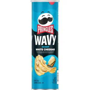 Pringles Wavy Sharp White Cheddar