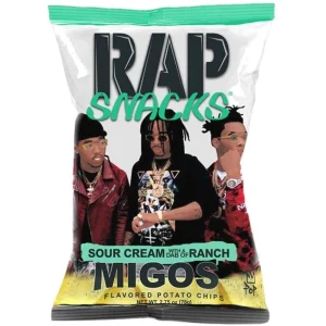 Rap Snacks Migos Chips Sour Cream & Ranch 28g