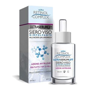 ULTRA RETINOL COMPLEX Siero viso rimpolpante Acido jaluronico Antirughe 30ml