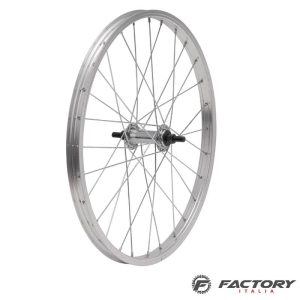 Ruota bici 20 pollici posteriore 1 velocità in alluminio