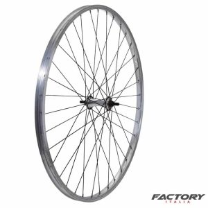 Ruota bici 28 pollici posteriore 7 velocità in alluminio raggi neri