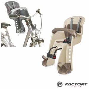 Seggiolino bici anteriore Bilby attacco al telaio-piantone marrone