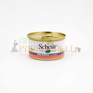 Schesir cat salmone 85g – cibi umido gatti