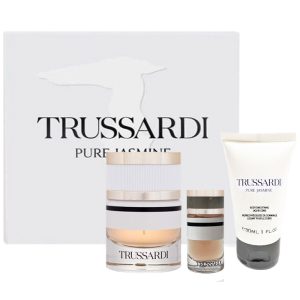 Cofanetto donna TRUSSARDI PURE JASMINE edp 30ml + body scrub 30ml + miniatura edp 7ml