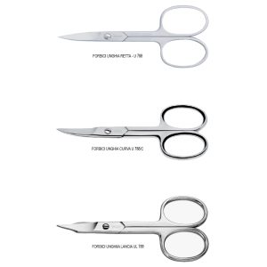 UNIQUE Forbicine unghia per manicure e pedicure – curva, lancia, retta