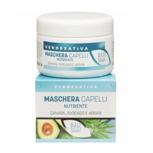 Verdesativa Maschera Capelli Nutriente Canapa Avocado e Argan 200ml