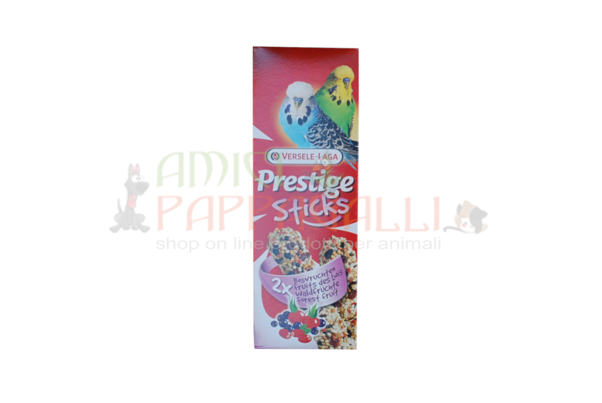 Prestige Stiks frutti di bosco cocorite – Versele-Laga – Leccornie e stick per pappagallini