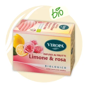 Viropa Limone e Rosa BIO Tisana Con 15 Filtri