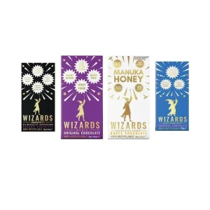 kit 4 tavolette di cioccolato dei fratelli Weasley