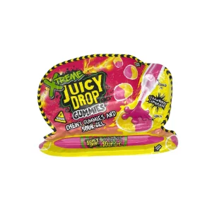 Xtreme Juicy Drop Gummies, caramella aspra alla frutta 57g