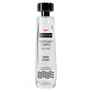 AQUOLINA Acqua profumata corpo COCCO con olio essenziale antistress 100ml