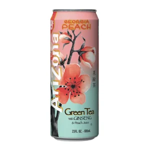 Arizona Ginseng and Peach Juice, tè verde ginseng e pesca 680ml