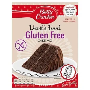 Betty Crocker Devil’s Food Cake Mix GLUTEN FREE, preparato per torta al cioccolato SENZA GLUTINE 425g