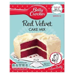 Betty Crocker Red Velvet Mix, preparato per torta red velvet 425g