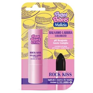 BON BONS MALIZIA Balsamo labbra colorato gusto vaniglia ROCK KISS