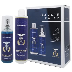 Cofanetto regalo Les Perles d’Orient Savoir Faire (Dior Sauvage) Eau per le corps 115ml + Bain Mousant 250ml