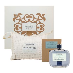 Cofanetto unisex ATKINSONS I COLONIALI Acqua aromatica corpo allo Yuzu Giapponese 150ml + borsello