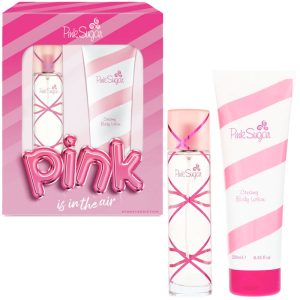 Cofanetto donna PINK SUGAR pink is in the air edt 100ml + body lotion 250ml