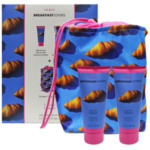 Cofanetto donna PUPA BREAKFAST LOVERS CROISSANT latte corpo 200ml + latte doccia 200ml + sacca