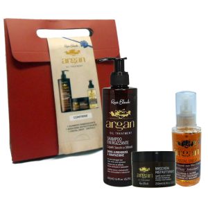 Cofanetto RENEE BLANCHE ARGAN shampoo 250ml + maschera 250ml + cristal drop 125ml