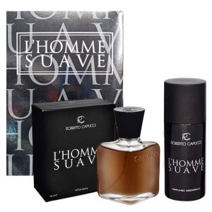 Cofanetto uomo ROBERTO CAPUCCI L’HOMME SUAVE edt 100ml + perfumed deodorant 150ml