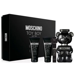 Cofanetto uomo MOSCHINO TOY BOY edp 100ml + After Shave Balm 100ml + Shower Gel 100ml + edp 10ml