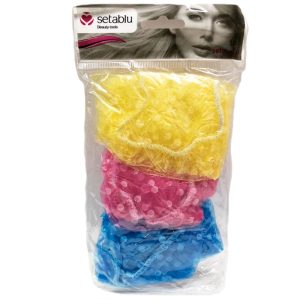 SETABLU CUFFIA DOCCIA fantasia a pois – 3 pezzi