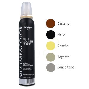 DIKSON-TEC MOUSSE & COLOR Schiuma capelli colorante condizionatrice 200ml