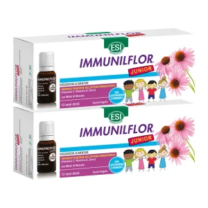 Immunilflor JUNIOR 12 Mini Drink 2 Confezioni