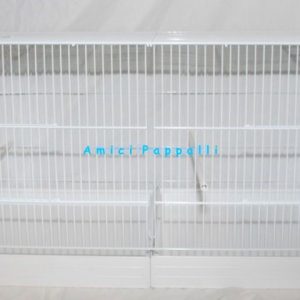 Gabbia da cova verniciata 90 cm Domus Molinari con laterali in lamiera estraibili – Gabbie per cova canarini e esotici e uccelli, pappagallini, inseparabili, calopsite