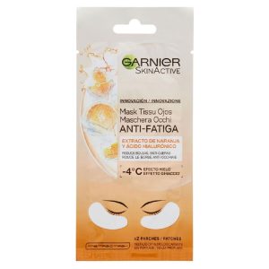 GARNIER skin active MASCHERA OCCHI patch in tessuto ANTI-FATICA succo d’arancia e acido ialuronico 6g