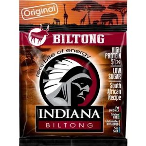 Indiana Jerky Biltong Original, carne di manzo biltong 25g