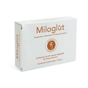 Integratore per equilibrio della flora intestinale Miloglut