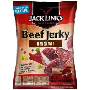 Jack Links Beef Jerky Original, carne secca di manzo 25g