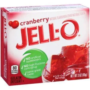 Jell-O Cranberry Gelatina