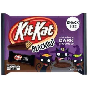 Kit Kat Blackout Dark Crisp Wafer, wafer al cioccolato fondente 14g