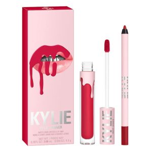 KYLIE JENNER MATTE LIP KIT Rossetto liquido 3ml + matita labbra 1,1g – 402 mary jo k matte
