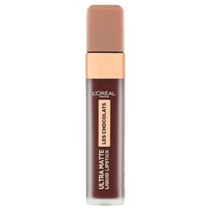 L’OREAL LES CHOCOLATS LIPSTICK rossetto liquido ULTRA MATTE 868 CACAO CRUSH 7,6ml