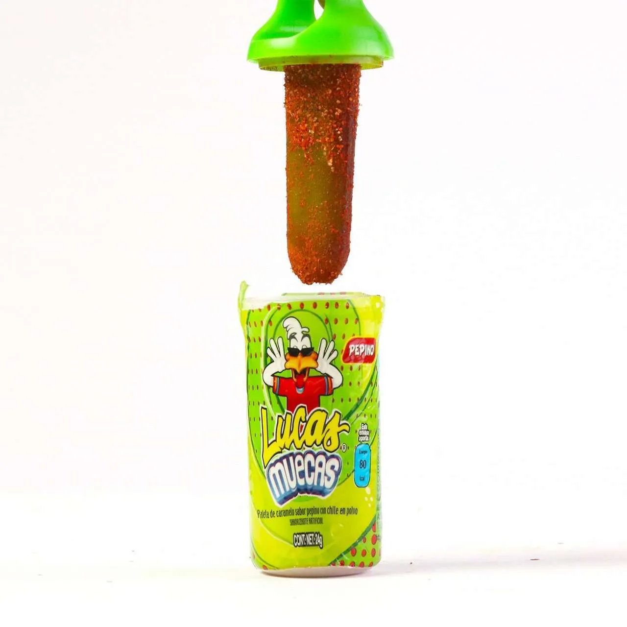 Lucas Muecas Pepino, lecca lecca piccante 24g