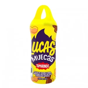 Lucas Muecas Tamarindo, lecca lecca piccante al tamarindo 24g
