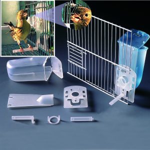 Mangiatoia Sta millennium maxi – trasparente – 10 pezzi offerta – mangiatoie con antipsreco per canarini, esotici