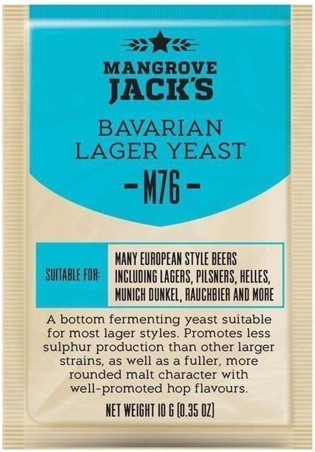 LIEVITO MANGROVE JACK’S BAVARIAN LAGER M76 (10 GR.)