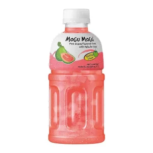 Mogu Mogu Guava, succo di guava con pezzi di nata di cocco 320ml