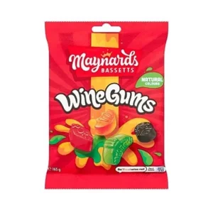 Maynards Bassetts Wine Gums, caramelle morbide ai gusti di frutta 165g