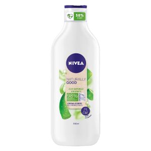 NIVEA NATURALLY GOOD Crema corpo idratante per pelle normale o secca ALOE NATURALE 350ml